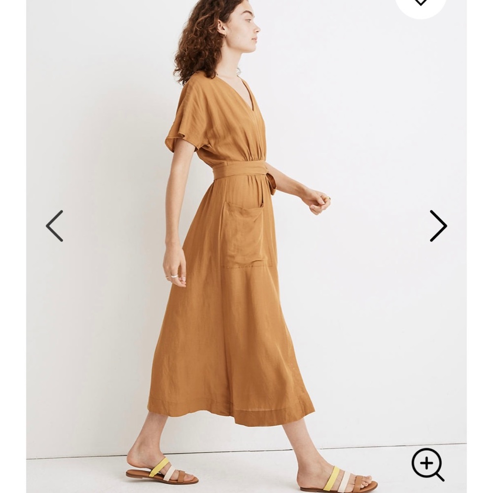 FINAL CHANCE Linen simple dolman dress - Picture 2 of 8